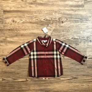 BURBERRY TODDLER DRESS SHIRT